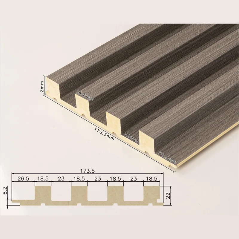 166 ソリッド 4 グリッド溝付きパネル
