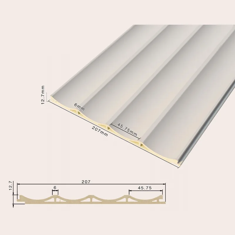 207 中空凹型 4 グリッド溝付きパネル