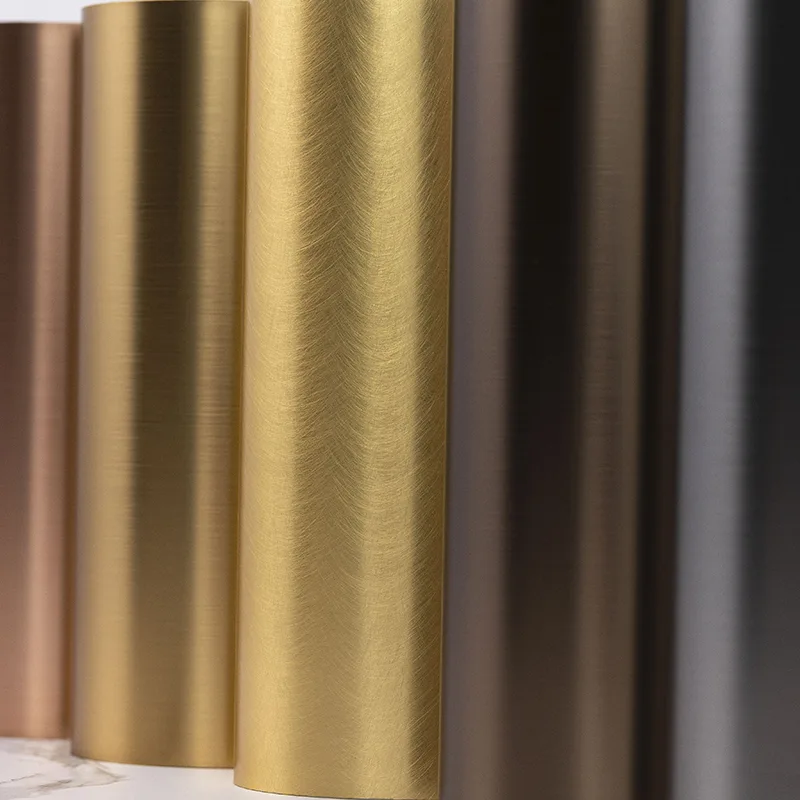 PET金属の質感の炭素結晶壁パネル