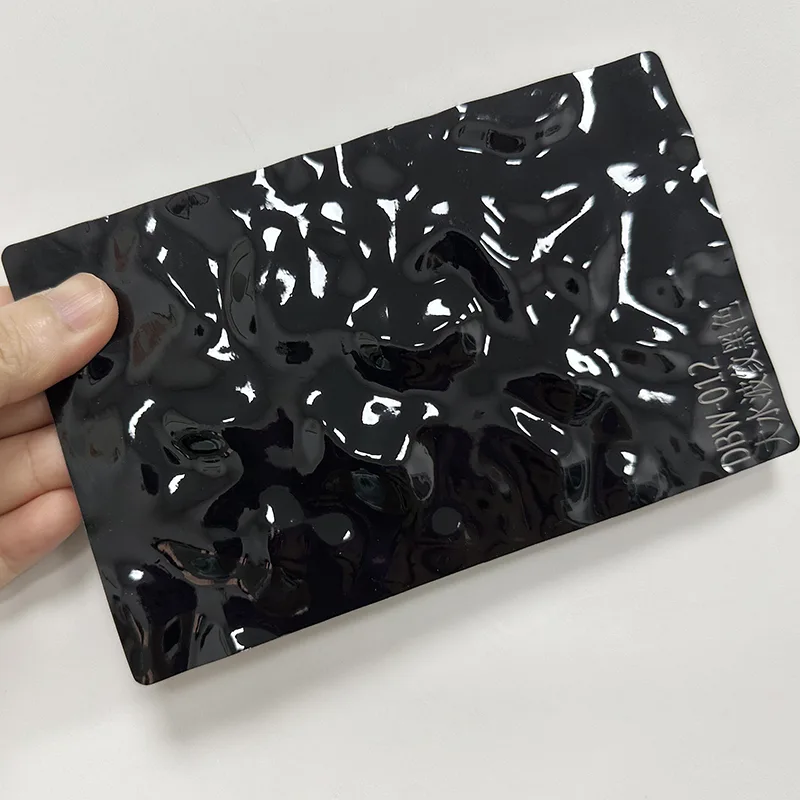 PET水紋カーボンクリスタルウォールパネル